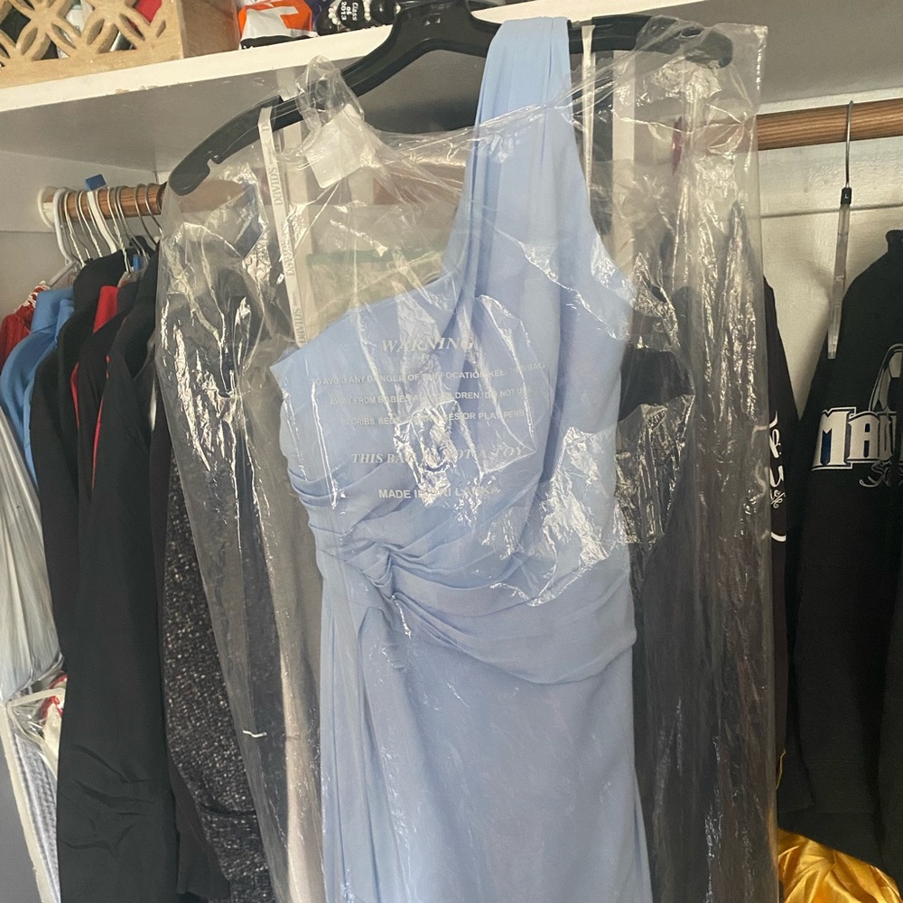 NWT Powder Blue David's Bridal dress